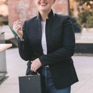 Classic J. Crew Black Wool Blazer
